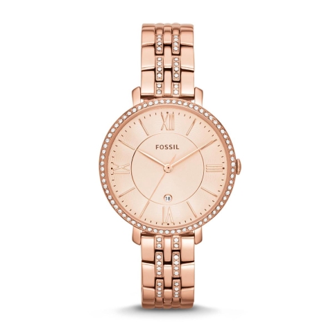 Fossil Jacqueline ES3546 Dameshorloge 36 mm - Roskleurig