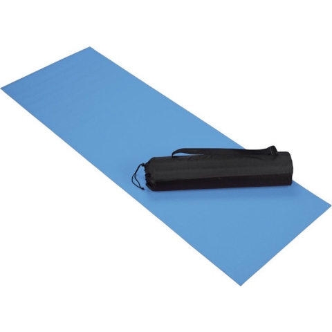 Blauwe yoga/fitness mat 60 x 170 cm -