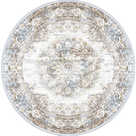 Vloerkleed Viola Taupe - Rondø120 cm