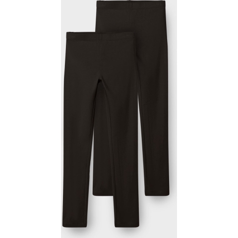 Name It Leggings - Noos - NkfVivian - 2-pack - Zwart - Name It - 11-12 jaar (146-152) - Leggings