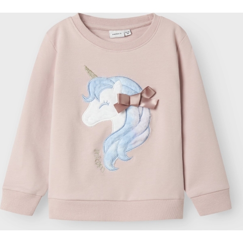 Name It Sweatshirt - NmfKisa - Gepolijst Lilac - Name It - 4 jaar (104) - Sweatshirt