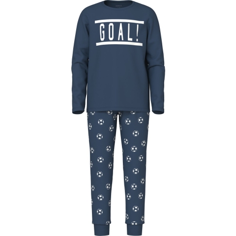 Name It Pyjama set - NkmNachtondergang - Noos - Dark Denim - Name It - 11-12 jaar (146-152) - Pyjama - Tweedelig