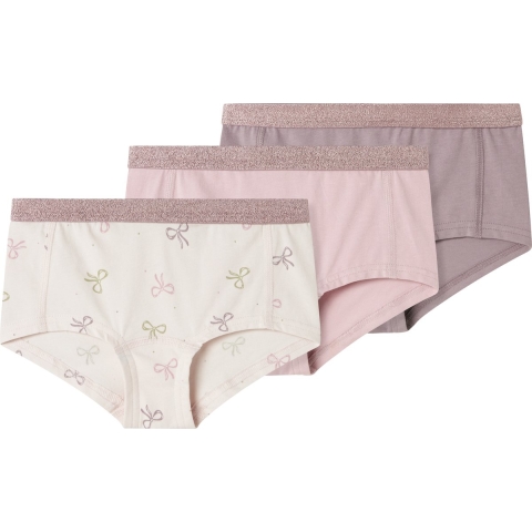 Name It Hipsters - 3-pack - Noos - NkfHipsters - Nauwelijks Roze - Name It - 6 jaar (116) - Hipsters