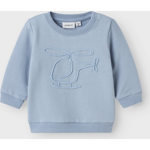 Name It Sweatshirt - NbmKopter - Dusty Blue - Name It - 56 - Sweatshirt