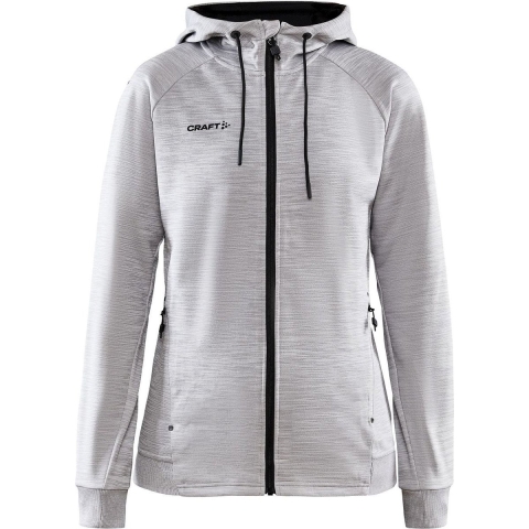 Craft 1909133 Adv Unify Fz Hood Wmn - Grey Melange - M