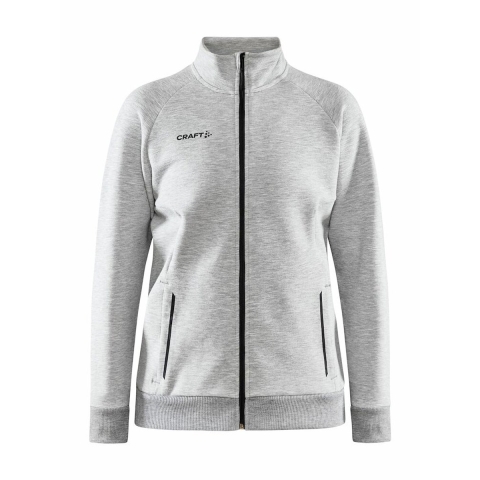 Craft 1910627 Core Soul Full Zip Jacket Wmn - Grey Melange - XL