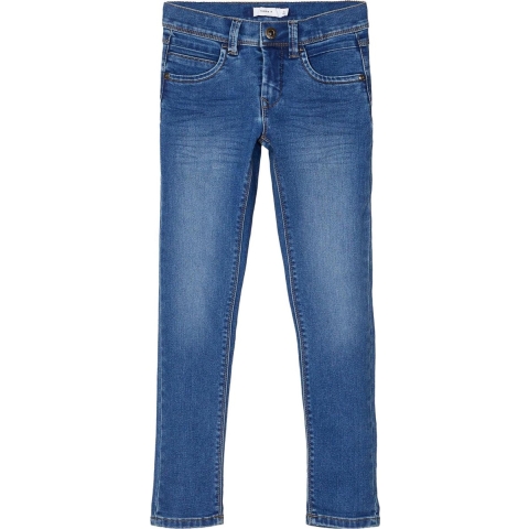 Name It Jeans - NkmSilas - Noos - Medium+ Blue Denim - Name It - 8 jaar (128) - Jeans