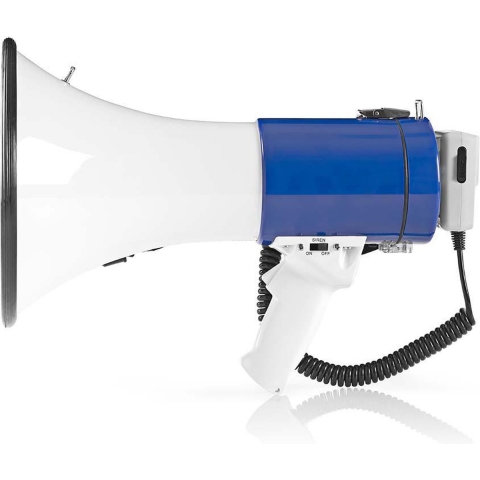 Nedis Megafoon | Blauw / Wit | 1 stuks - MEPH200WT MEPH200WT