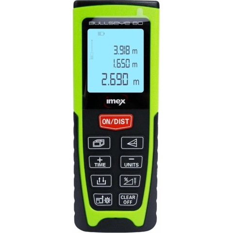 IMEX Afstandsmeter Bullseye BE80 80M - 008-IOBE80 008-IOBE80