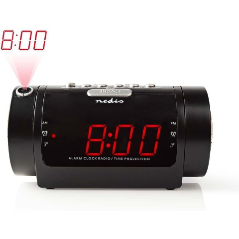 Nedis Digitale Wekkerradio | LED-Scherm | 1 stuks - CLAR005BK CLAR005BK