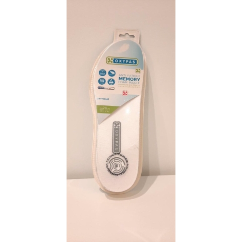 Oxypas Oxyfoam Inlegzool | Wit | Maat 38 - 00.154.183.36