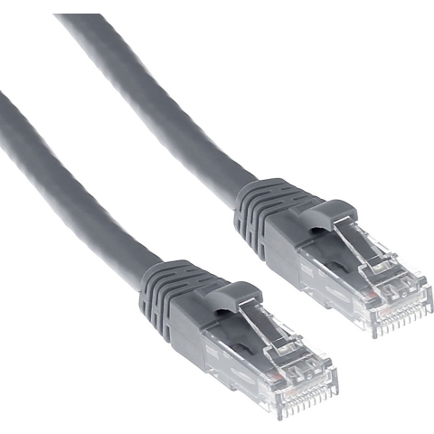 ACT Grijze 25 meter U/UTP CAT6 patchkabel snagless met RJ45 connectoren