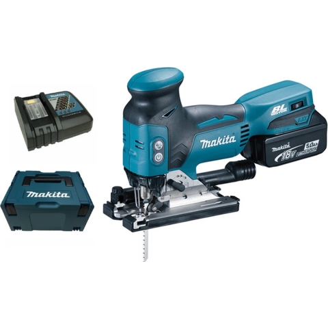 Makita DJV181RT1J Accu Decoupeerzaag T-greep | 1x accu 18v 5.0Ah - DJV181RT1J