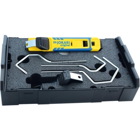 Jokari Draadstripgereedschap | totale lengte 167 mm | werkbereik d. 4,0-70 mm | 1 stuk - 71000 - 71000