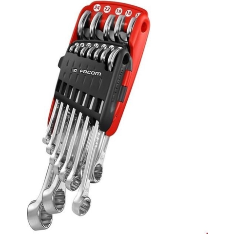 Facom 440 - SET METRISCHE RINGSTEEKSLEUTELS IN HOUDER - 440.JP12APB