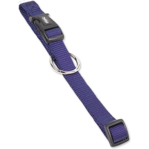 Nobby Halsband Classic - Hond - 20 tot 35 cm lang - 1 cm breed - Blauw