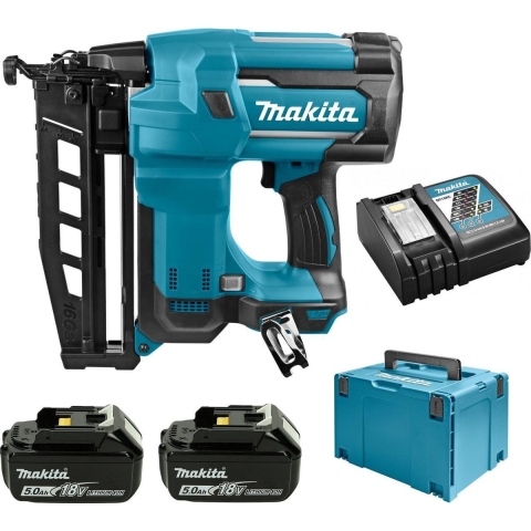 Makita DBN600RTJ Accu Afwerktacker 16Ga 18V 5.0Ah in Mbox