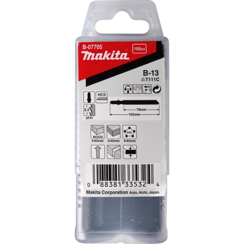 Makita B-07705 T 111 C Decoupeerzaagblad voor Hout & Kunststof VE=100