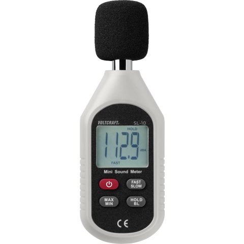 VOLTCRAFT SL-10 Decibelmeter 30 - 130 dB 31.5 Hz - 8 kHz