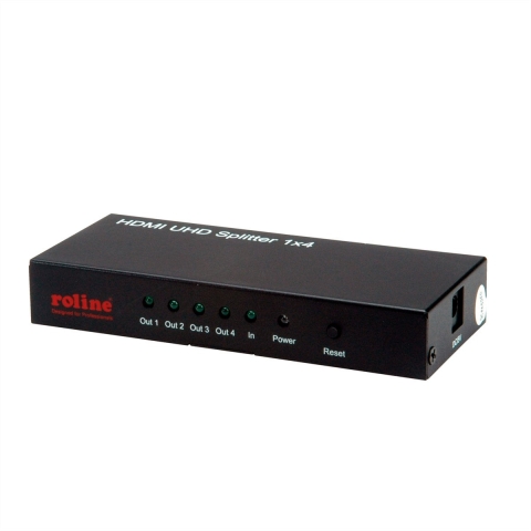 Roline HDMI-splitter 3840 x 2160 Pixel Zwart