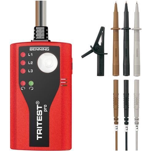Benning TRITEST pro Draaiveldmeter CAT III 300 V LED