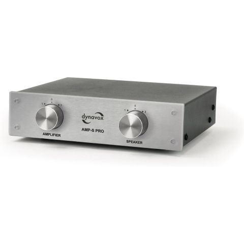 Audio Dynavox versterker/boxen switcher PRO - zilver