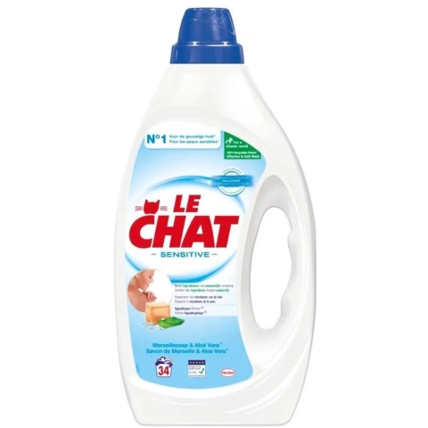 Le Chat Vloeibaar Wasmiddel Sensitive 33 wasbeurten 1,485 liter