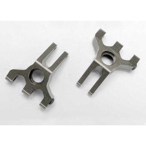 Carriers, stub axle, (rear) 6061-t6 aluminum (titanium-anodized)