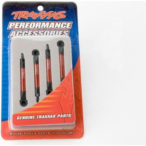 Push rods, aluminum (red-anodized) (4) (assembled with rod ends) (1/16 slash)