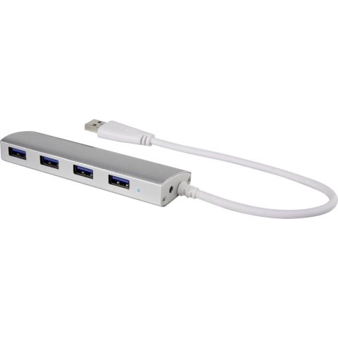 Renkforce 4 poorten USB 3.2 Gen 1-hub Aluminium