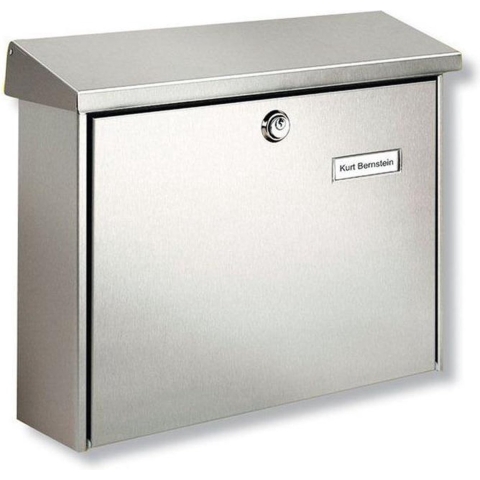 Burg Wächter 8140 AMRUM 3867 NI Brievenbus RVS Zilver Sleutelslot