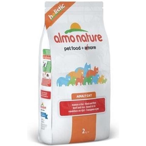 Almo Nature Holistic Droogvoer voor Volwassen Katten - Rund - Holistic Rund - 400g
