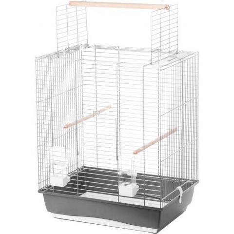 Interzoo vogelkooi Big Ara zilver/grijs - Gebr de boon