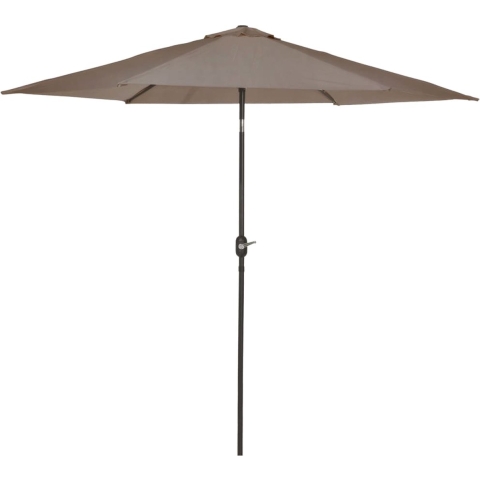 Stokparasol Tenerife dia. 300 cm taupe zonwering - Madison