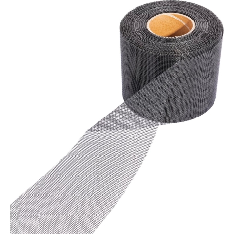 Ventilatieband RVS Zwart 30m x 15cm