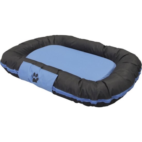 NOBBY - CLASSIC, HONDEN KUSSEN OVAAL RENO LICHTBLAUW 69 X 50 X 9 CM