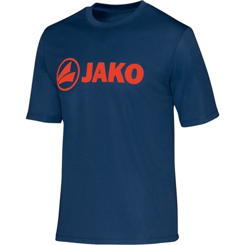 JAKO 6164K Functioneel Shirt Promo Kids - Navy/Flame - 128