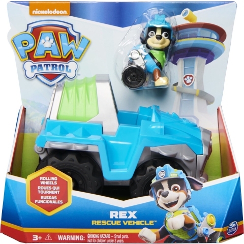 Paw Patrol Rex met Voertuig