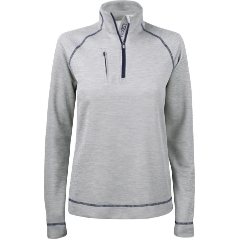 Cutter & Buck 358413 Chambers Hz Sweater Ladies - Grijsmelange - XXL