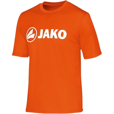 JAKO 6164K Functioneel Shirt Promo Kids - Fluo Oranje - 128