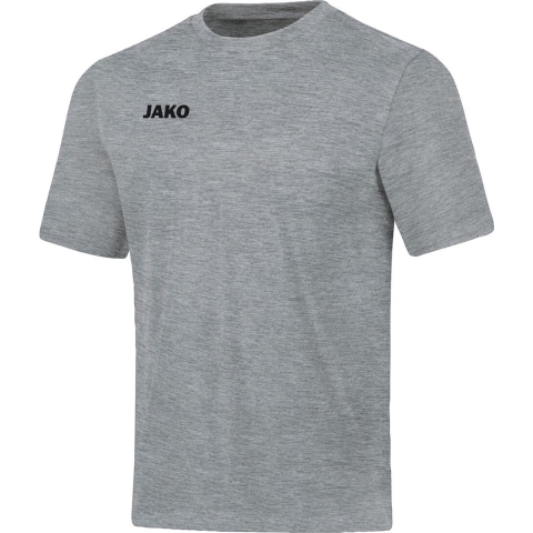 JAKO 6165 T-Shirt Base - Lichtgrijs Gemeleerd - 3XL