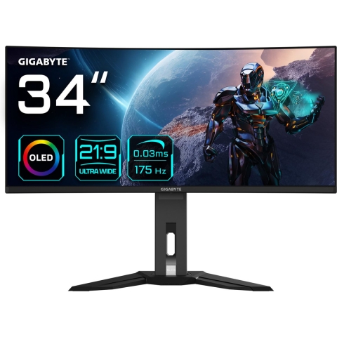 Gigabyte MO34WQC 34  Wide Quad HD 175Hz OLED Gaming Monitor
