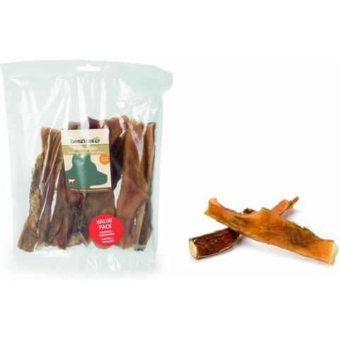 Beeztees Runderkophuid - Hondensnack - Voordeel - 20 cm - 10ST