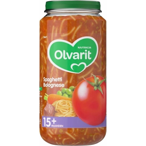 Olvarit Maaltijd 15m Spaghetti Bolognese 250 gr
