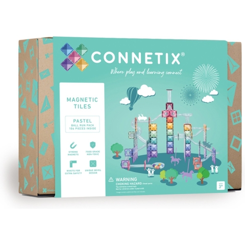 Connetix Ball Run Pastel 106 stuks