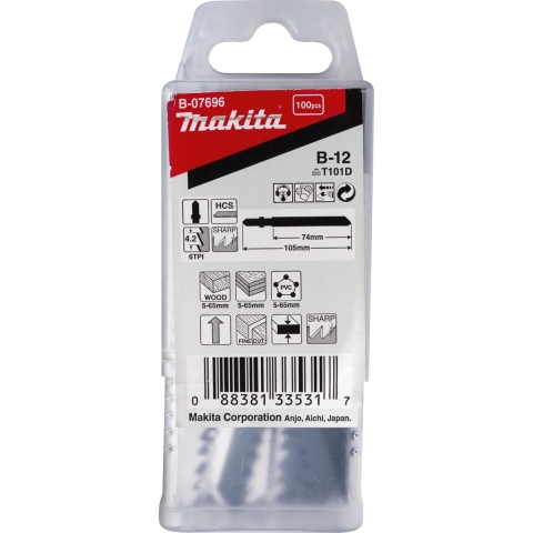 Makita Accessoires Decoupeerzaagblad B12 - T101D | 100 stuks - B-07696