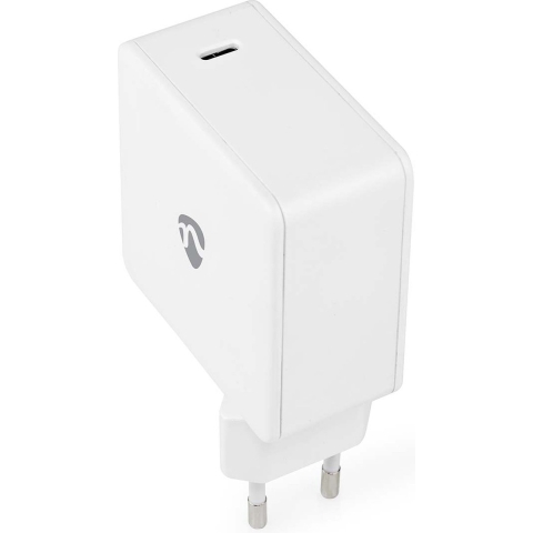 Nedis Oplader | 100 W | GaN | Snellaad functie | 3.0 / 5.0 A | Outputs: 1 | USB-C | Automatische Voltage Selectie - WCGPD100W100WT
