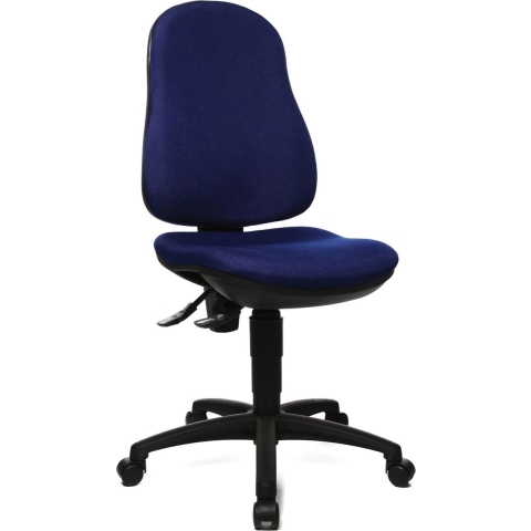 Topstar Bureaudraaistoel | met permanent contact | royalblauw 420-550 mm | zonder armleuningen draagvermogen 110 kg | 1 stuk - 8170G26 8170G26