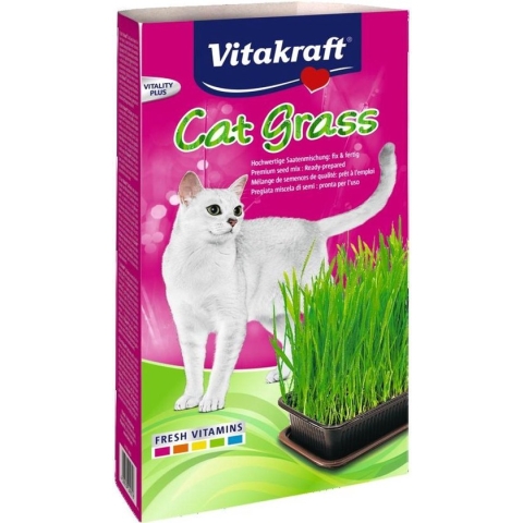 Vitakraft Cat-Gras - Spijsverteringsmiddel - 1 x 120 g
