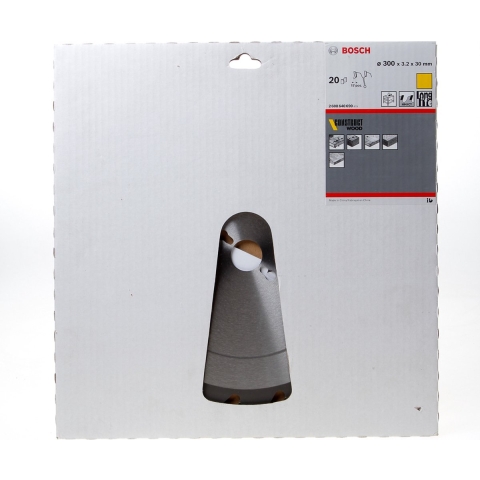 Bosch Accessoires Cirkelzaagblad Construct Wood 300 x 30 x 3,2 mm, 20 1st - 2608640690